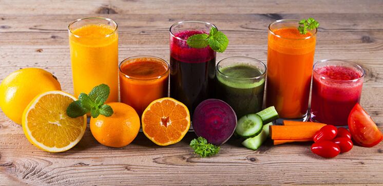 Régime amaigrissant avec des jus fraîchement pressés