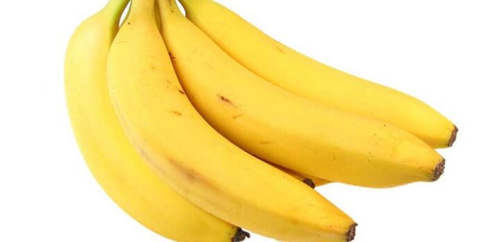 Les bananes sont interdites dans le régime aux œufs